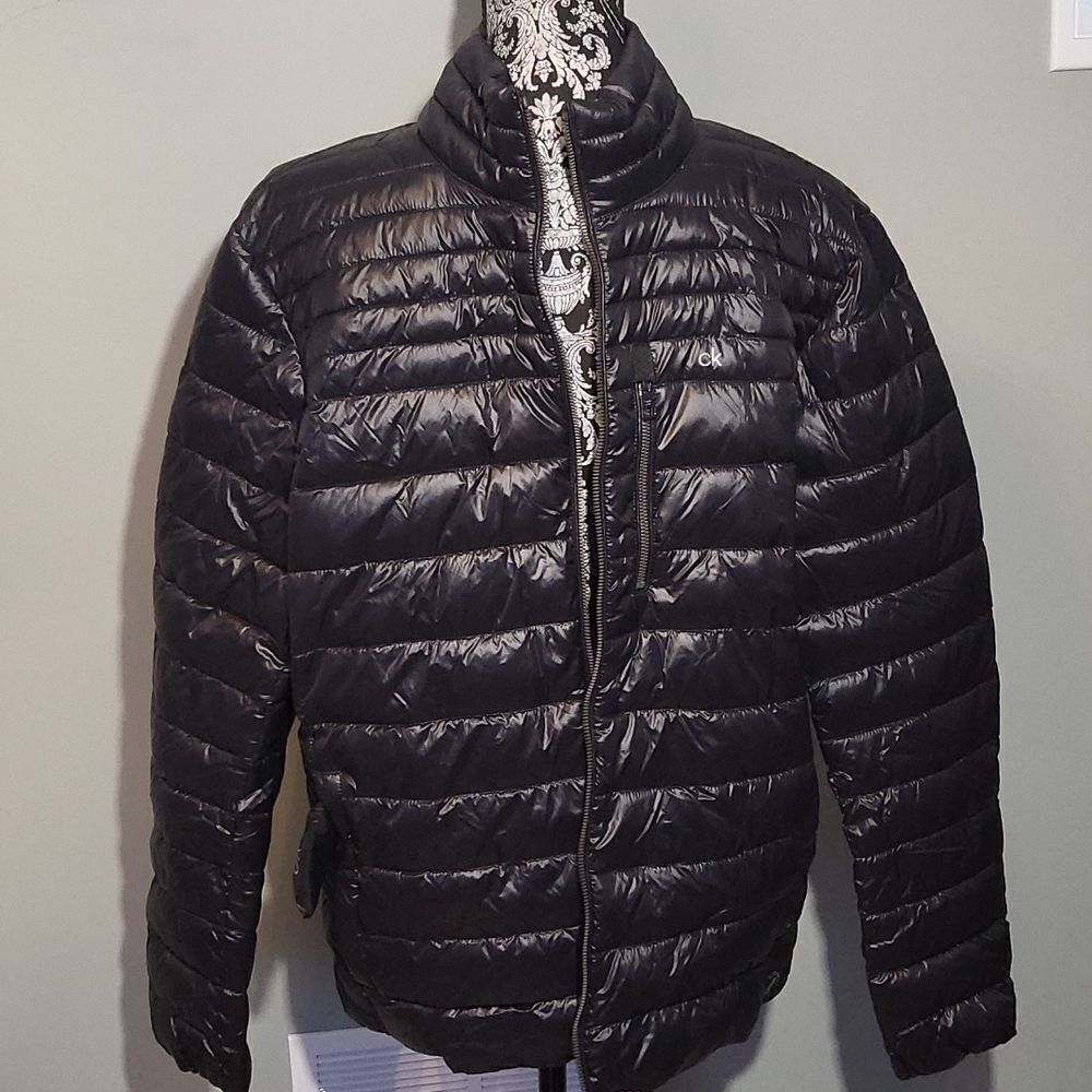 Calvin klein men's jacket ( packable) water resistant  NEW